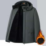 10XL 9XL Žieminiai vyri&scaron;ki parko paltai vilnos, neper&scaron;lampami, &scaron;ilti, dideli dydžiai 6XL 7XL 8XL, didesnio dydžio, pastorinti, su gobtuvu, laisvi vėjapjoviai XXXL tamsiai žalia spalva
