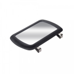 A-ITEM Automobilio saulės skydelio veidrodėlis su spaustuku, Veidrodis, Keleivio sėdynė, Makiažas, Galinio vaizdo, Automobilis W16.8&times;H11cm juoda