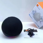 Alaxe Mažas Bluetooth Garsiakalbis Echo Dot 5-os kartos Lauko Belaidis Bluetooth Mini RGB Garsiakalbis Namų žemų dažnių garsiakalbis Bluetooth speaker juoda
