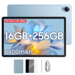 Atnaujintas Blackview MEGA 1 11,5 colio 8800 mAh Android 13 plan&scaron;etinis kompiuteris 8 GB/12 GB RAM 256 GB ROM atmintis mėlyna