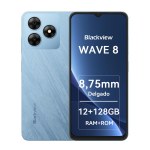 Atnaujintas Blackview WAVE 8 Android 14 12GB 256GB i&scaron;manusis telefonas 4+128