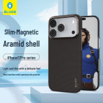BLUEO magnetinis aramidžio pluo&scaron;to telefono dėklas iPhone 17 Pro Max