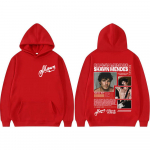 Dainininkas Shawn Mendes Albumo Turo 2025 Prekės Su Gobtuvu Vyri&scaron;ki Drabužiai Harajuku Gatvės Retro Gotikinis Megztinis Laisvi Gobtuviniai Megztiniai S gray