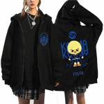 Straykids kpop stiliaus džemperiai Paltas Kpop žvaigždė SKZOO KARMA drabužiai M