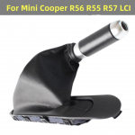 Mini Cooper R56 R55 R57 R58 R59 LCI rankinio stabdžio svirties dangtelis Juodas pavarų perjungimo svirties ir rankinio stabdžio dėklas 2752940