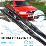 Skirta Skoda Octavia Tour Tradition Drive 1U MK1 1996&ndash;2003 Berėmio priekinio galinio valytuvo mentelių komplektas, priekinis stiklas, priekinis stiklas Rear Wiper