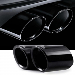 1 pora titano juodos uodegos galo vamzdžio galo i&scaron;metimo galinis duslintuvas BMW 2006 2007 2008 2009 2010 E90 E92 325 rinkinio automobiliui