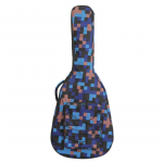 40/41 colio mados liaudies akustinės gitaros krep&scaron;ys Drobinis gitaros kuprinės ne&scaron;iojimo dėklas 40/41 inch blue plaid