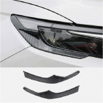Carbon fiber Headlight Light Lamp Cover Trim Strip For 2024 Honda CRV CR-V