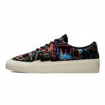 Jean-Michel Basquiat x Converse Skidgrip žemi sportbačiai-riedlentės batai Unisex Juodi 36