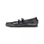 Onitsuka Tiger Mexico 66 Tgrs patogūs plok&scaron;čiapadžiai Mary Jane moteri&scaron;ki bateliai, sidabro pilki 1182A708-020 39.5
