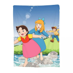 Heidi Mergaitė i&scaron; Alpių Anime Antklodės Mink&scaron;tas &Scaron;iltas Flanelinis Mėtomasis Antklodė Pliu&scaron;inis Lovai Svetainei I&scaron;kylai Kelionei Namų Sofai 30x40in