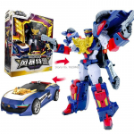 Mini Force Stipriausi Policijos Transformuojami Robotai Žaislai su Garsu ir &Scaron;viesa MiniForce X Transformacijos Robotas Gaisrininkas robotas žaislas No Color Box