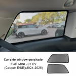 Magnetinis automobilio lango saulės skydelis Mini Cooper U25 Countryman F65 F55 Clubman J01 EV užuolaidėlė tinklelis &scaron;oninio lango rėmo užuolaidėlė for J01 2pcs