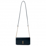 Saint Laurent Ysl Cassandre logotipo sagos užsegimas Odinė rankinė per petį Moteri&scaron;kos rankinės Juoda 820175-0U40J-1000 Basic Set (Bag+Dust Bag)