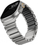 Nerūdijančio plieno apyrankė Apple Watch Ultra 3 2 1 49mm 46mm 45mm 44mm Guminė metalinė juosta Iwatch Series 11 10 9 8 7 6 5 SE3 44mm 45mm 46mm 49mm&L(175mm)