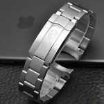 20mm 21mm Rolex Oyster Perpetual Datejust DAYTONA SUBMARINER prabangioms vyri&scaron;koms laikrodžio apyrankėms Nerūdijančio 904L plieno laikrodžio apyrankė 21mm sidabras