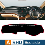 For Honda Accord 8th 2008 2009 2010 2011 2012 Car Dashboard Sun Shade Cover trument Panel Non-slip Pad Accessories RHD Red Side gray