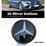 Grotelių emblema Žvaigždės logotipas Automobilio priekinių grotelių ženklelis Mercedes BenzW204 W205 X253 W213 W212 W176 W177 W167 W246 W117 Aksesuarai C-205 2014-2018