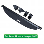 Tesla Model Y Juniper 2025 2026 m. bagažinės užuolaidėlės dangtelis organizatorius galinės stogo bagažinės pertvara apsauga skydelis bagažo krovinių laikymas