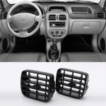 2x Vidurinės AC i&scaron;leidimo angos grotelės 98-06 Renault Clio 2 II Thalia I 7702258375