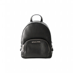 Michael Kors Mk Jaycee Vintage vienspalvė ličių ra&scaron;to odinė kuprinė su užtrauktuku, maža moteri&scaron;ka kuprinė, juoda, 35T2S8TB1L-BLACK Basic Set (Bag+Dust Bag)