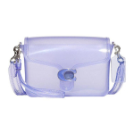 Coach Tabby Series 22 Vienspalvė Skaidri Stumdoma Užsegimo Jelly Pečių Crossbody Rankinė Maža Moteri&scaron;kos Rankinės &Scaron;viesiai Violetinė CH748-LHVHM Basic Set (Bag+Dust Bag)