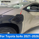 Skirta Toyota bz4x -2025 2026 Anglies Pluo&scaron;to Kuro Bako Dangtelis Dujų Alyvos Užpildymo Dangtelio Apdailos Lipdukas I&scaron;orės Aksesuarai Automobilio Stilius