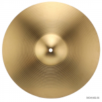 Varinis cimbolas mu&scaron;amasis instrumentas auk&scaron;to tono pakabinamas ding ding cimbolas orkestrui būgnų priedai muzikos cimbolų rinkinys brown
