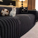 2026 m. prabangus įbrėžimams atsparus sofos uždangalas-antklodė - draugi&scaron;kas augintiniams, nelimpantis, pilna sofos apsauga 180cm x 130cm Single-Seater