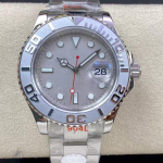 Rolex Explorer II vyri&scaron;kas 40 mm automatinis laikrodis su pilku ciferblatu ir guminiu dirželiu
