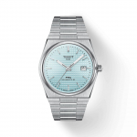 Tissot Nerūdijančio plieno ledinio mėlynumo ciferblatas Vyri&scaron;kas madingas laikrodis T137.407.11.351.00 mėlyna