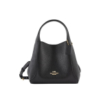 Coach Hadley nuimamas peties dirželis poliruotos akmens odos krep&scaron;io tipo rankinė moterims juoda 78800-GDBLK Basic Set (Bag+Dust Bag)