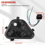 BMW 3 serijos F30 F35 F80 316 320 328 Galinio de&scaron;iniojo galinio žibinto lemputės lizdo laikiklio jungties ki&scaron;tuko adapteris 63217313044