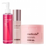 medicube PDRN drėkinamasis odos priežiūros rinkinys (Putojantis prausiklis 200 ml + Tonizuojantys diskeliai 70 vnt. + Pur&scaron;kiamasis serumas 100 ml)