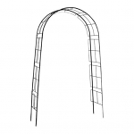 Metalinė sodo arka vijokliniams augalams Vestuvių renginių dekoravimas Arkos rėmas Lengvas surinkimas Lenktas grotelės rožėms Vynmedžiai Balionai juoda