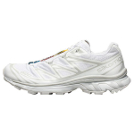 Salomon XT-6 Lauko sporto tinklelis Sintetinė oda Patvarūs žemi bėgimo bateliai Unisex sportbačiai Glacier-White 412529 38