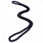 Obsidianas Hematitas Tigro Akis Karoliukų Vėriniai Vyrams Mada Natūralaus Onikso Vėriniai Moterims Magnetinei Sveikatos Apsaugai Papuo&scaron;alai 6mm Tiger Eye&50cm black