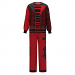 Jame Zombie High School 4 Victor Cosplay Kostiumas Helovino Sceninio Pasirodymo Kostiumas Role-Playing Cosplay Apranga Victor (Long-Sleeved T+ Pants) Children 140 black