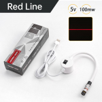 DC 5V USB Lazerinis Padėties Nustatymo &Scaron;viesos Infraraudonoji Darbinė Lempa Pjovimo Padėties Nustatymo Siuvimo Ma&scaron;inos Priedai Ta&scaron;kinis/Linijinis/Kryžminis Galvutės