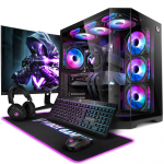 Vibox IX-505 Žaidimų kompiuteris Komplektas &bull; Ryzen 7 9800X3D 5,0 GHz &bull; RTX 5090 32GB &bull; 32GB RAM &bull; 2TB NVMe &bull; Windows 11 &bull; WiFi 6 + Bluetooth 5.4