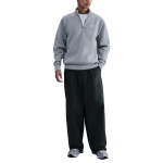 Nike Sportswear Club Fleece Pusiau užtrauktuku džemperis Tamsiai pilkas melange Vyri&scaron;kas FN3865-063 M
