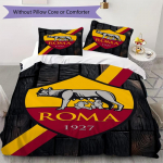 A.S. Roma ra&scaron;to patalynės komplektas, antklodės užvalkalas, pagalvės užvalkalas, namų dekoracija, gimtadienio dovana (1 * antklodės užvalkalas + 2 * pagalvės užvalkalai be &scaron;erdies)03 140x200cm