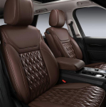 Toyota Land Cruiser Visasezoninės Odinės Sėdynių Užvalkalų ir Pagalvėlių Rinkinys gray