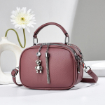 Moteri&scaron;ka laisvalaikio rankinė su vir&scaron;utine rankena PU odinė moteri&scaron;ka crossbody peties rankinė moteri&scaron;ka mobiliojo telefono rankinė 21 &times; 9 &times; 15 cm violetinė