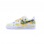 Nike Air Force 1 Neslystantys Atsparūs dilimui Žemi Skateboard Avalynė Unisex Balta Geltona CW2288-111(Team779-) 37.5