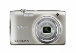 Nikon COOLPIX A100 Skaitmeninis 5x optinis A100SL fotoaparatas, priartinimas, 20,05 megapikselio, sidabrinis,