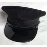 Didelis Dydis 63cm Karinės Kepurės Vyrams Vokietija Karininkas Skydelis Kepurė Didelė Galva Armijos Kepurė Policijos Kepurė Cosplay Helovino &Scaron;ventės Kepurė 57-59-61cm 57cm juoda