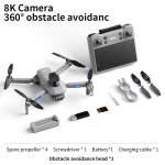 2026 F8 MAX GPS Dronas Profesionalus 8K Kamera 5G WIFI FPV Dronas 360&deg; Pažangus Kliūčių Vengimas Su Dideliu Ekranu Be&scaron;epetėlis Sulankstomas Kvadrokopteris Žaislai OAS+1 battery