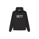 Fear of God Essentials SS22 Megztas 1977 Hoodie 'Iron' Vyri&scaron;kas FOG-SS22-172 XS black